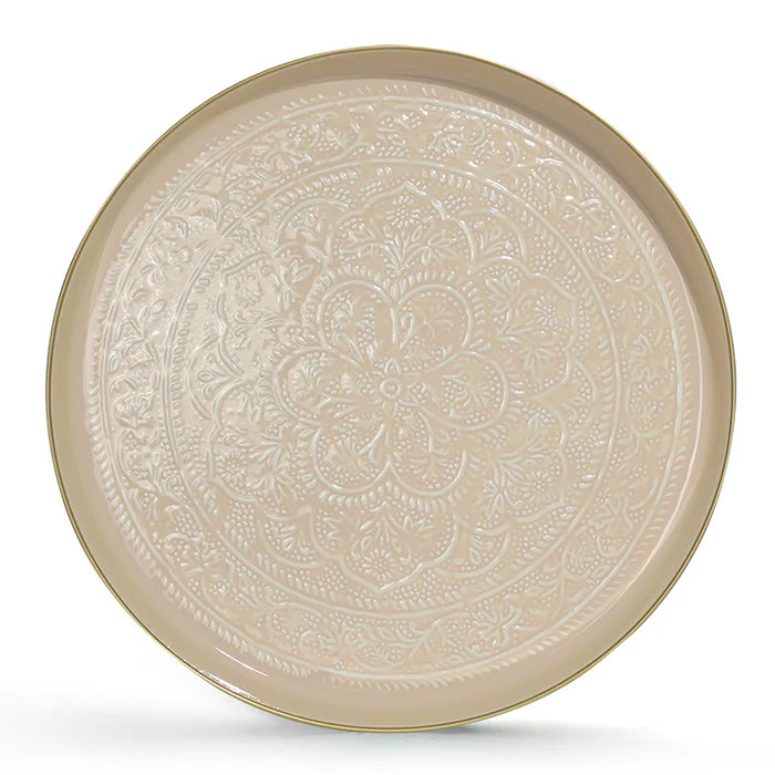 PLATEAU BERBERE - Beige 45CM
