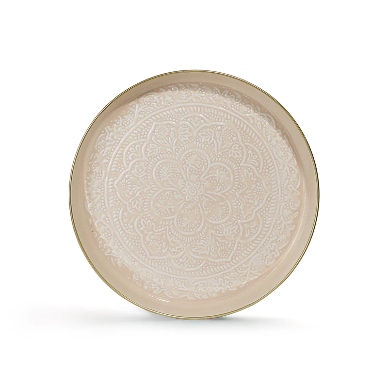 PLATEAU BERBERE - Beige 45CM