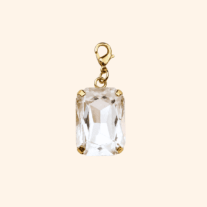 Pampille - Cabochon Cristal Blanc
