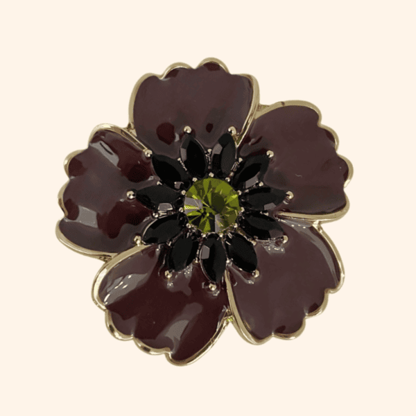 Clip - Poppy Coquelicot Cerise Noire