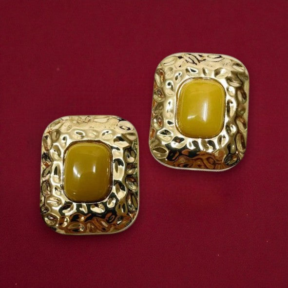 BIJOU DE BOUTON XL ARCHI COUTURE OR OCRE