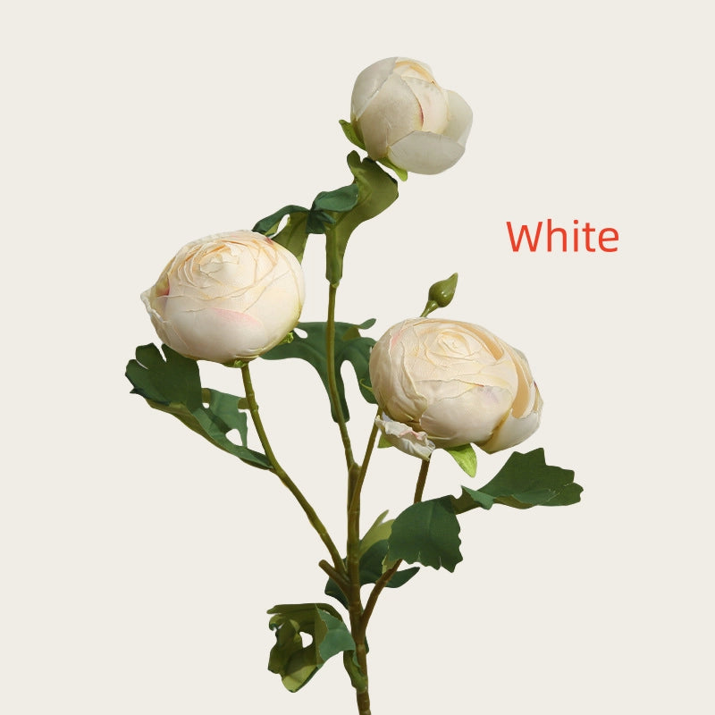 Rose artificielle - Blanche