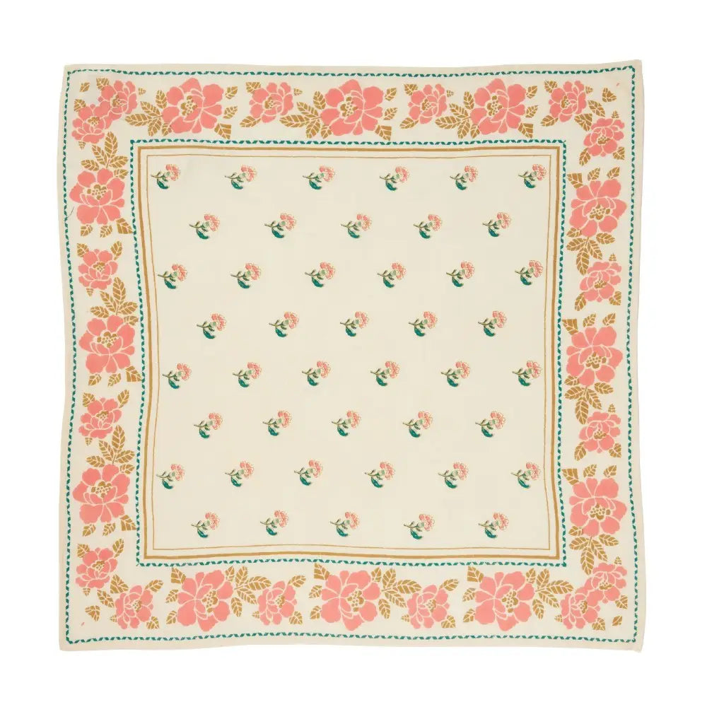 FOULARD INDIEN NUR ECRU