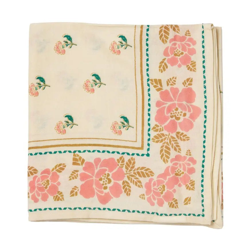 FOULARD INDIEN NUR ECRU