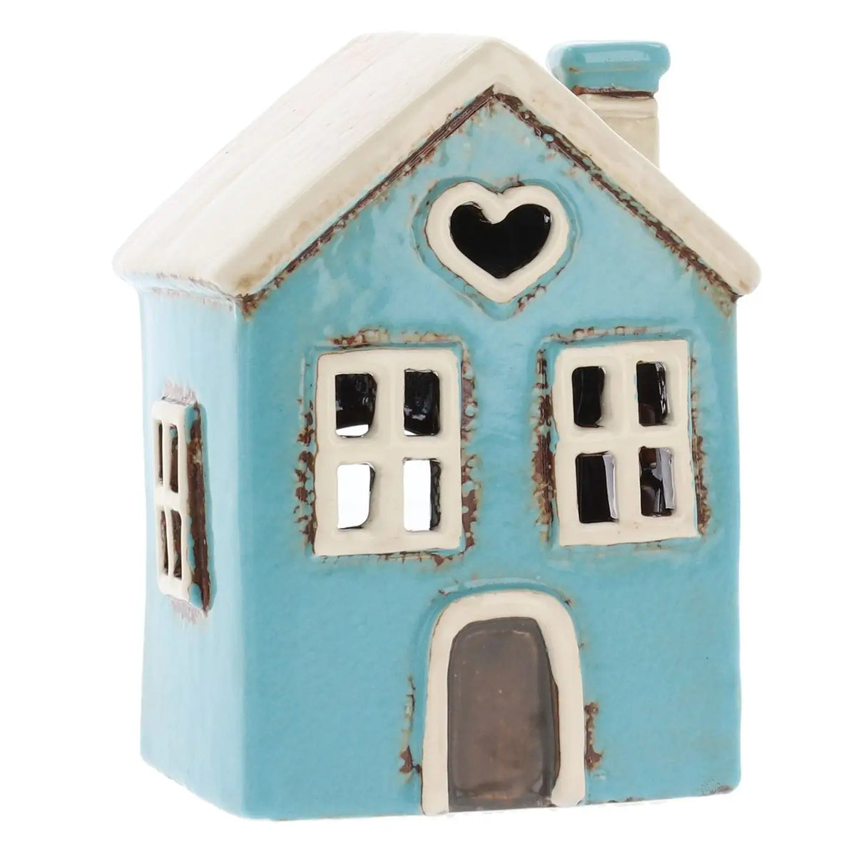 Village Poterie - Mini Coeur Bleu
