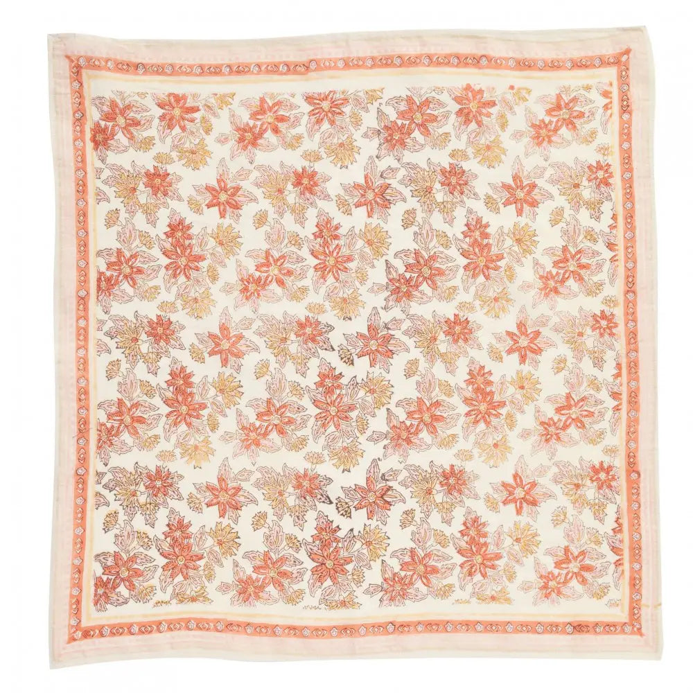 FOULARD INDIEN PETIT ARYA ECRU