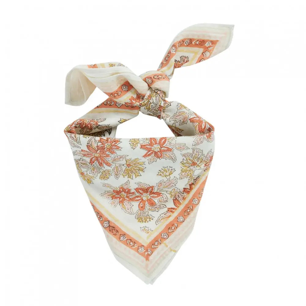 FOULARD INDIEN PETIT ARYA ECRU