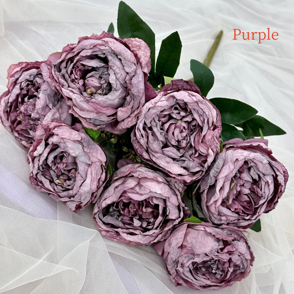 Pivoine artificielle - Violette