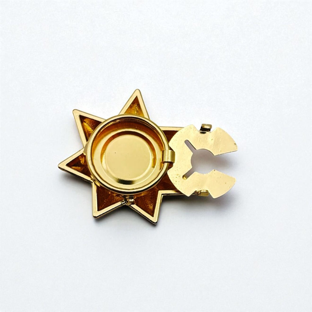 BIJOU DE BOUTON ETOILE A FACETTE