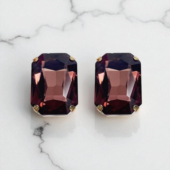 BIJOU DE BOUTON SUZETTE AMARANTE