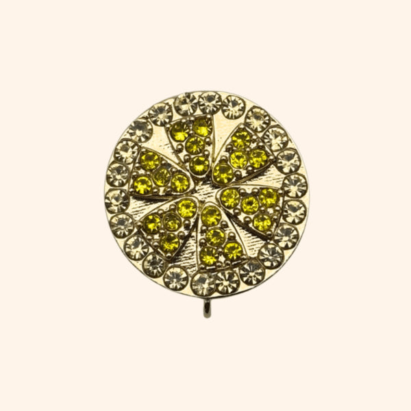 Bijou de bouton - Tranche de Citron Base