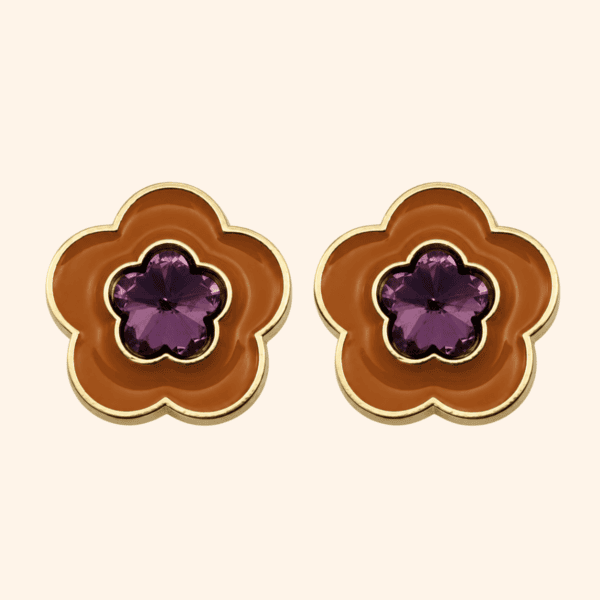 Bijou de bouton - Seventy Bloom Caramel Prune