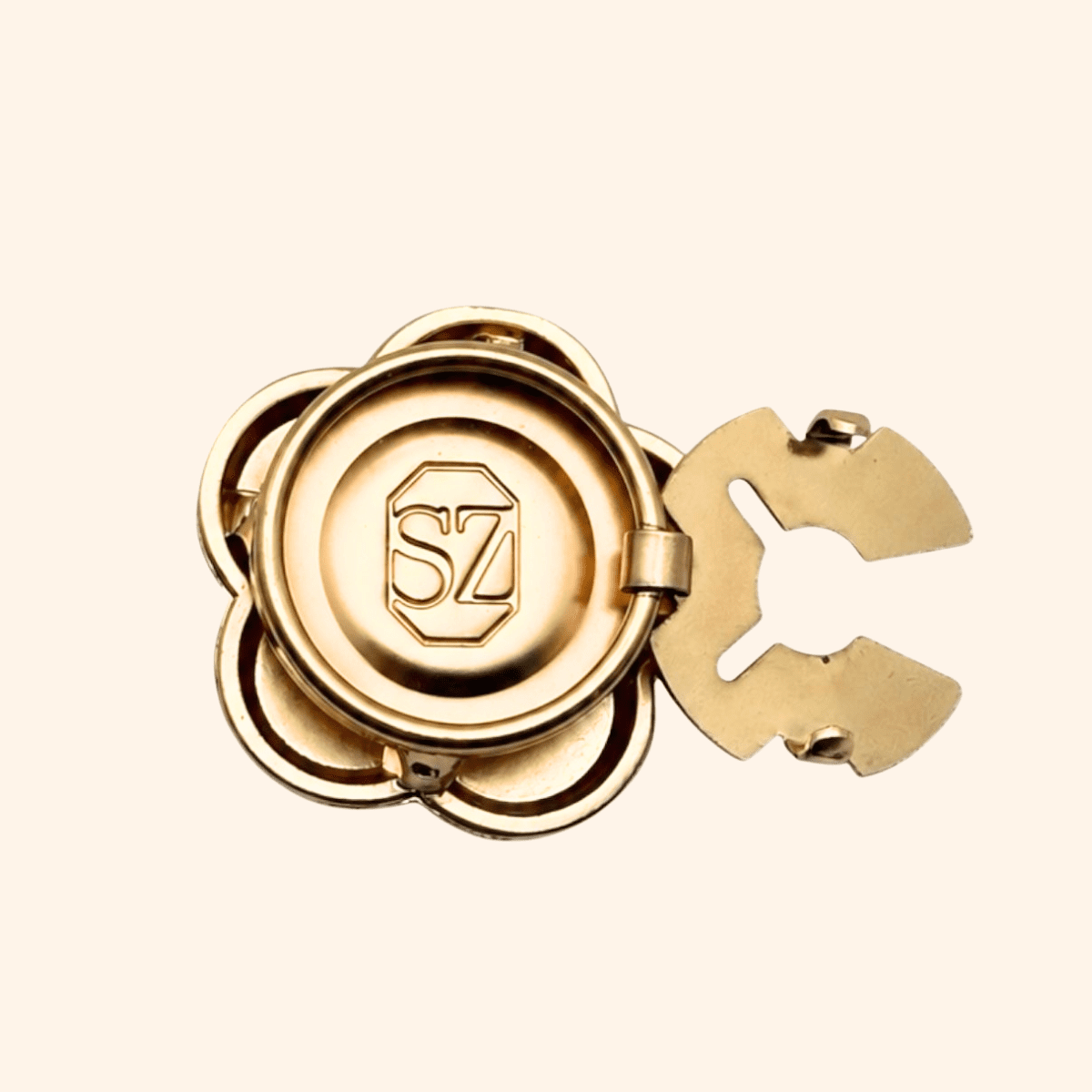 Bijou de bouton - Seventy Bloom Caramel Prune