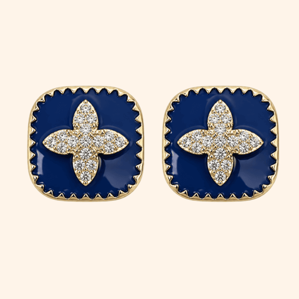 Bijou de bouton - Fortuna Bleu Roi