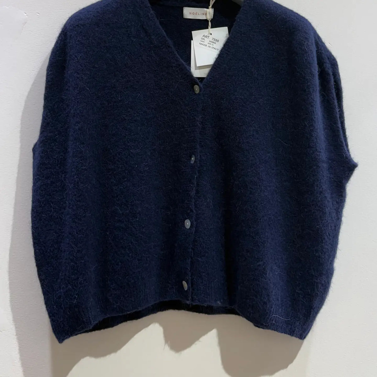 Cardigan Oversize Alpage et Laine - Bleu Marine