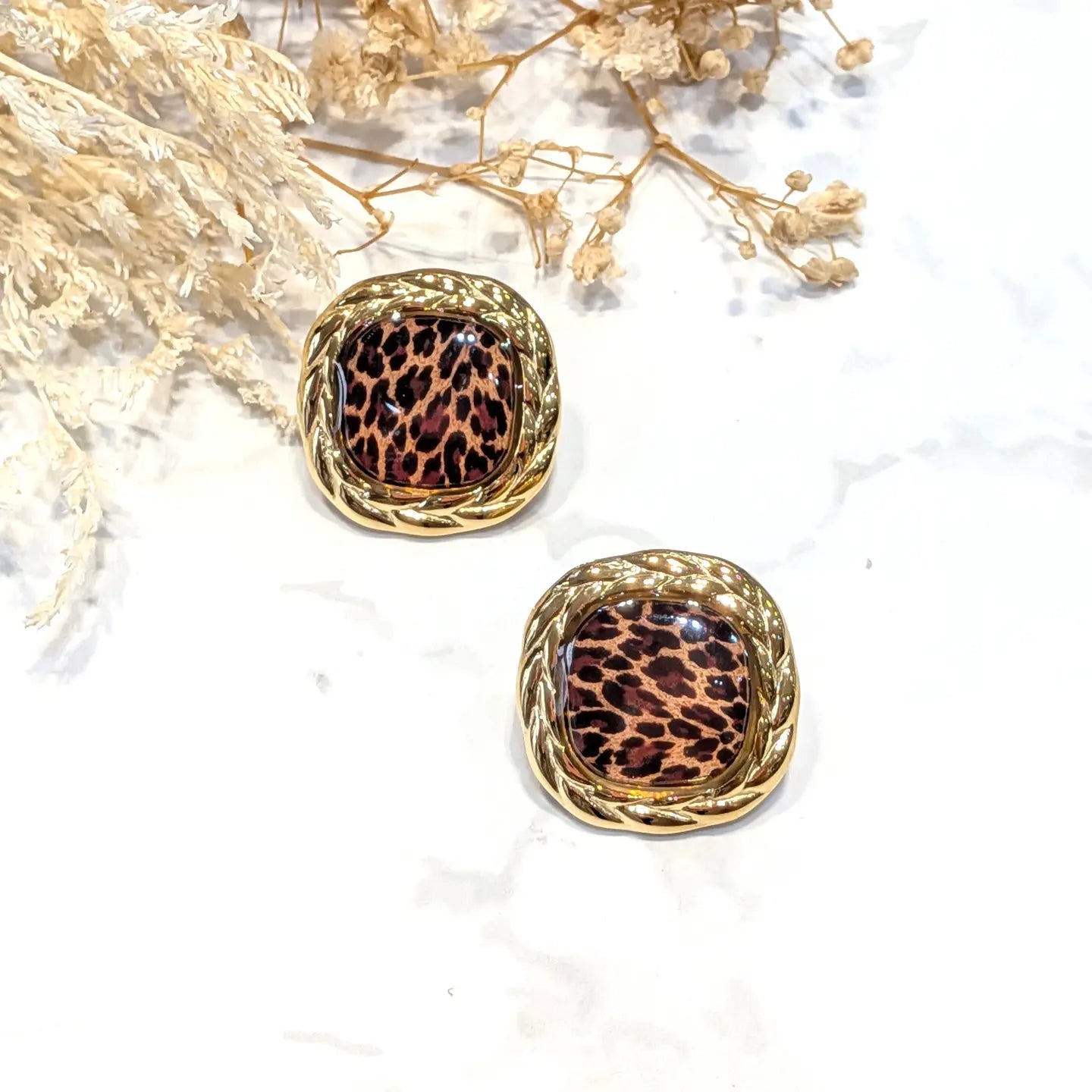 Boucles d'oreilles - Léopard