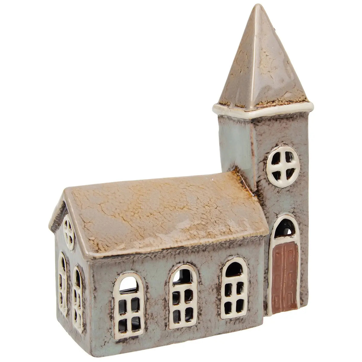 Grande Bougie Chauffe-Plat - Eglise Village