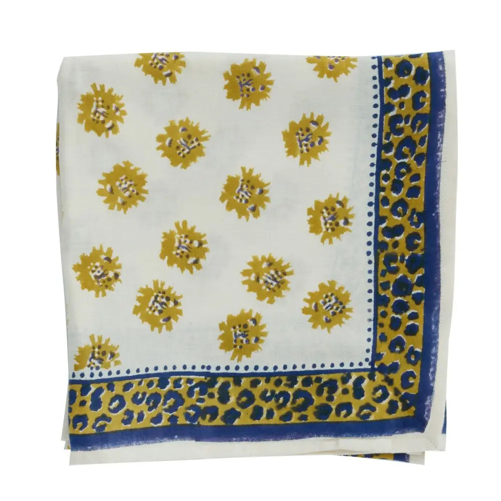 FOULARD INDIEN CLARENCE ECRU
