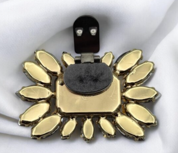 CLIP MARQUISE NOIR ABSOLUE
