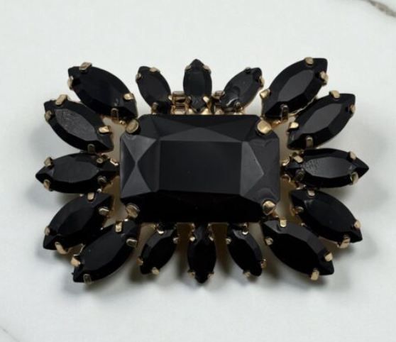 CLIP MARQUISE NOIR ABSOLUE