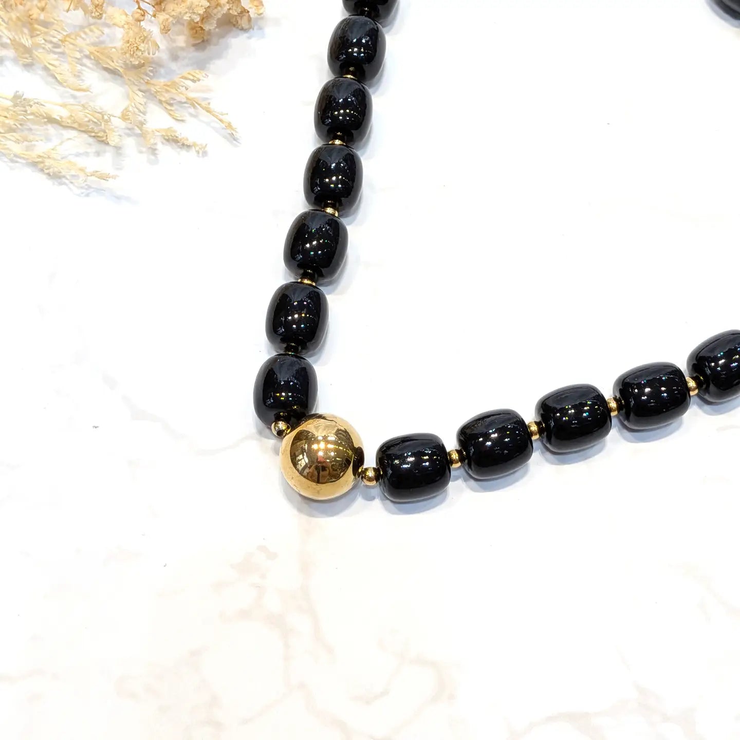 Collier - Perle Noir