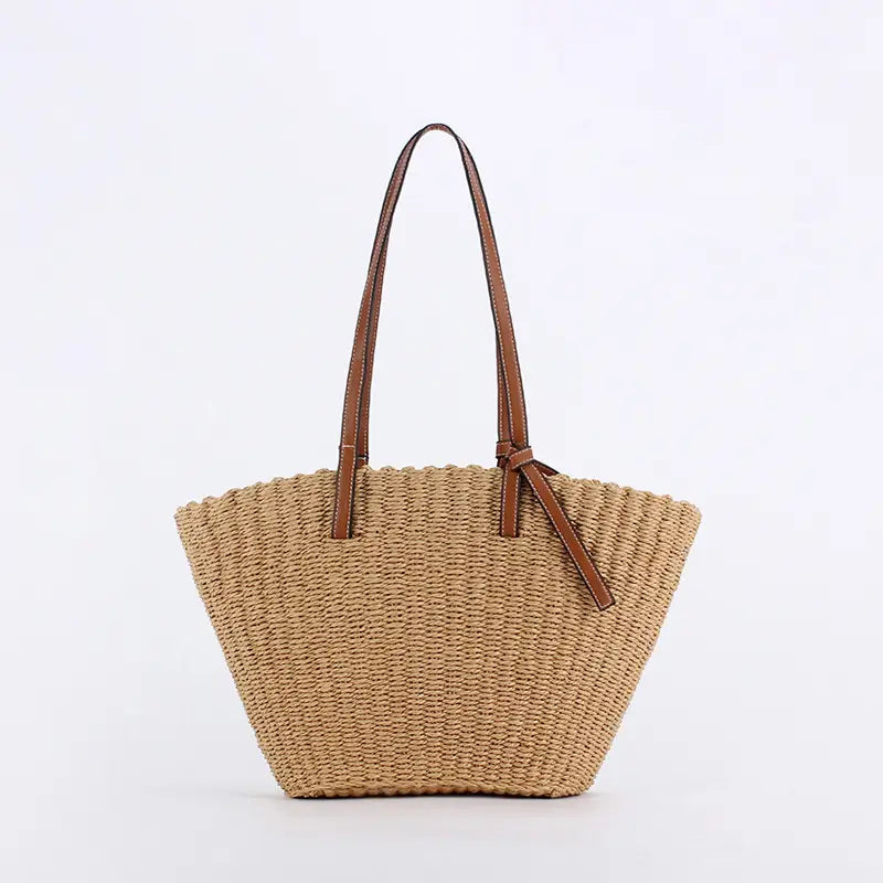 Sac cabas tissé - Châtaigne