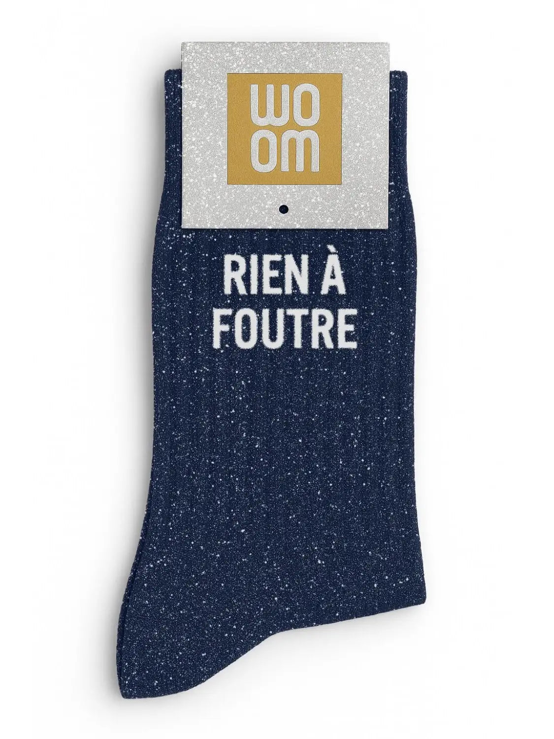 Chaussettes à paillettes - Rien à foutre Marine