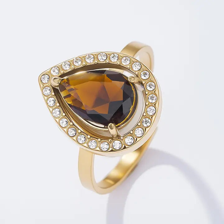 Bague - Pierre Marron