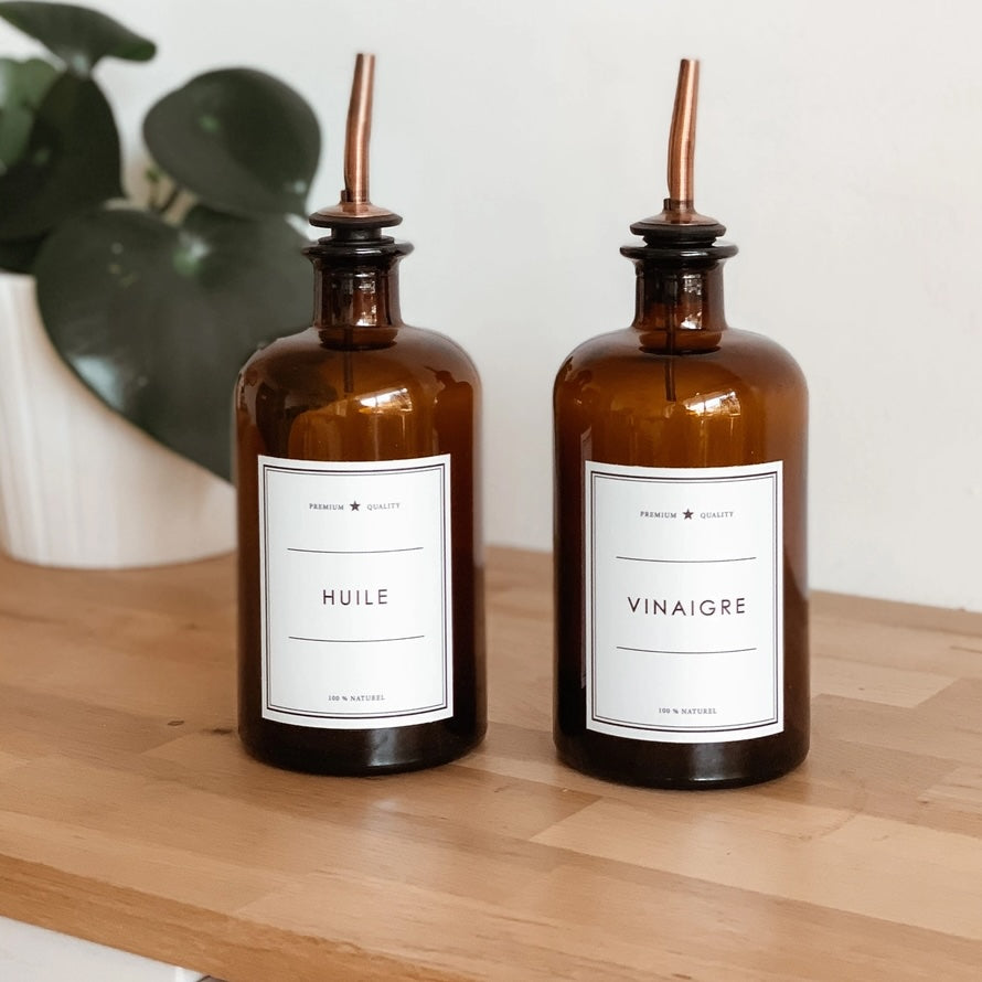 FLACON VINAIGRE - Ambré 500 ml