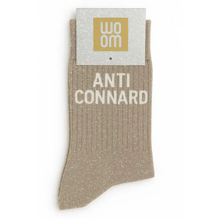 Chaussettes à paillettes - Anti-Connard Beige