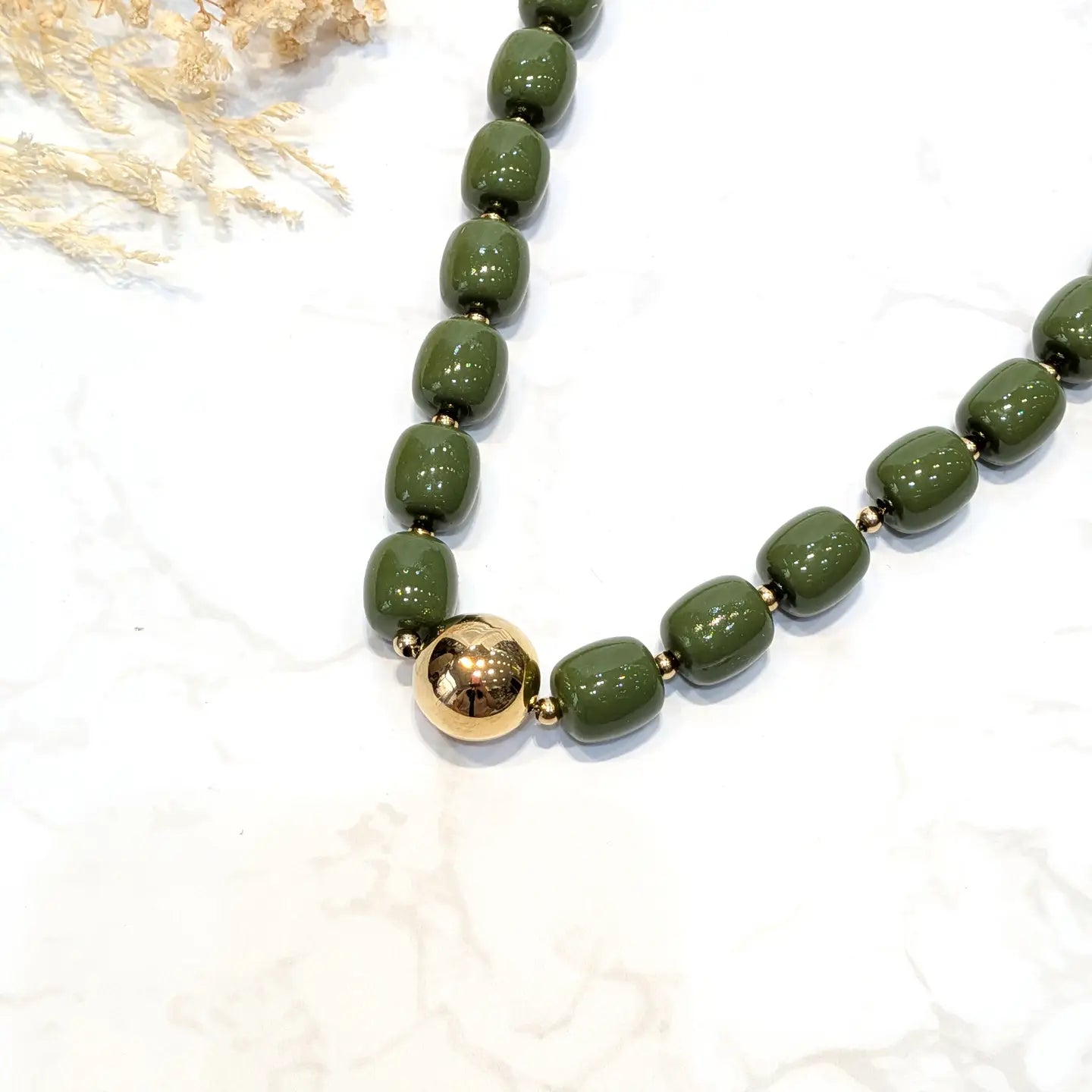 Collier - Perle Verte