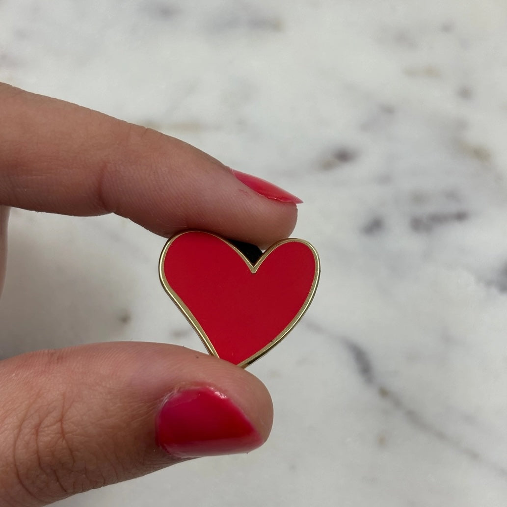 Pin's Coeur Rouge - Mamie