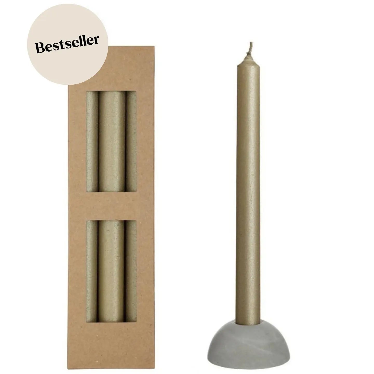 BOUGIE GOLD - Lot de 3