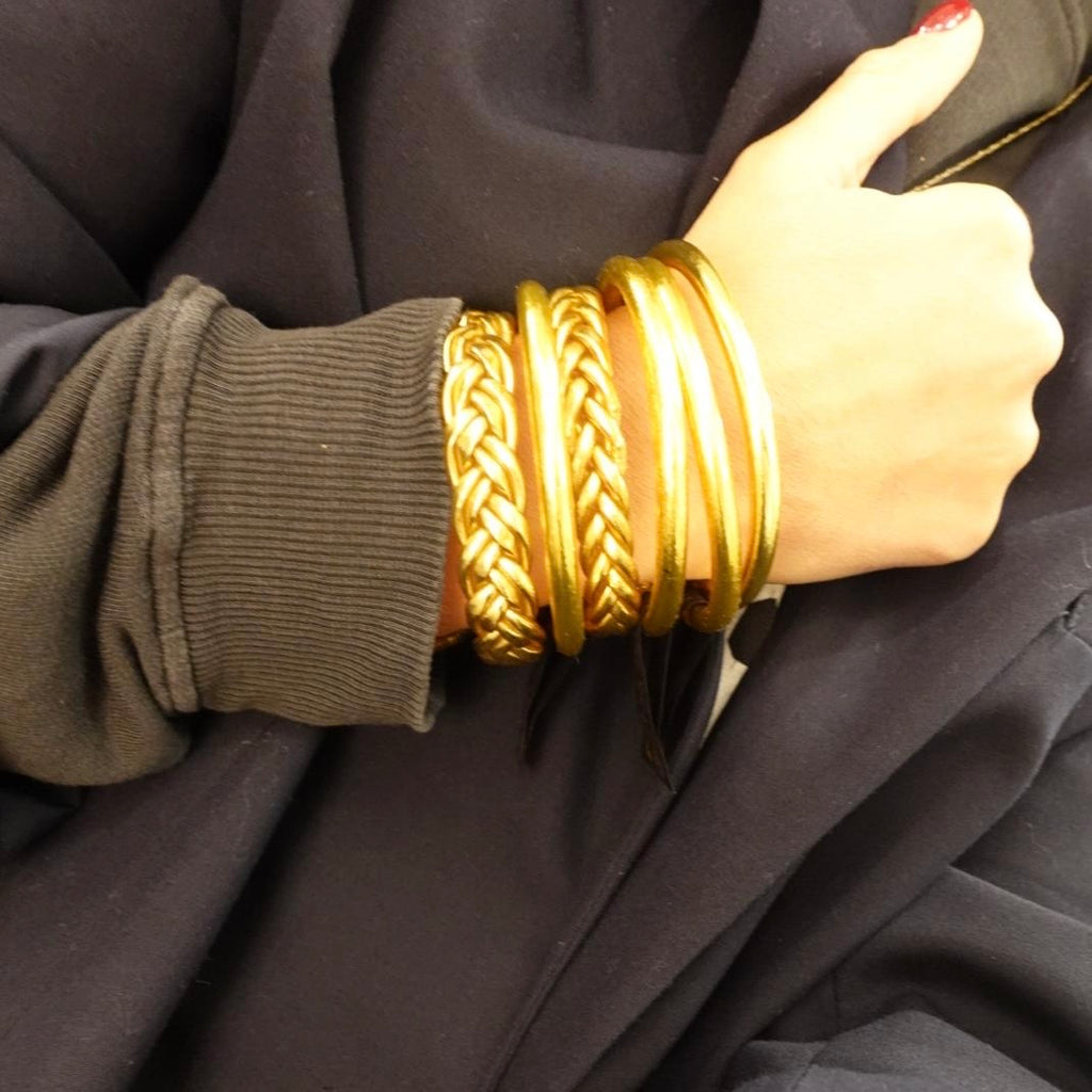 JONC - Double Tresse Or M