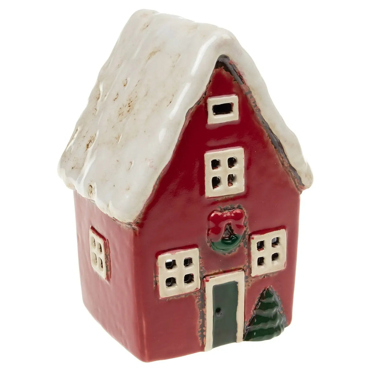 Village Poterie - Bougie chauffe-plat de Noël Tall House