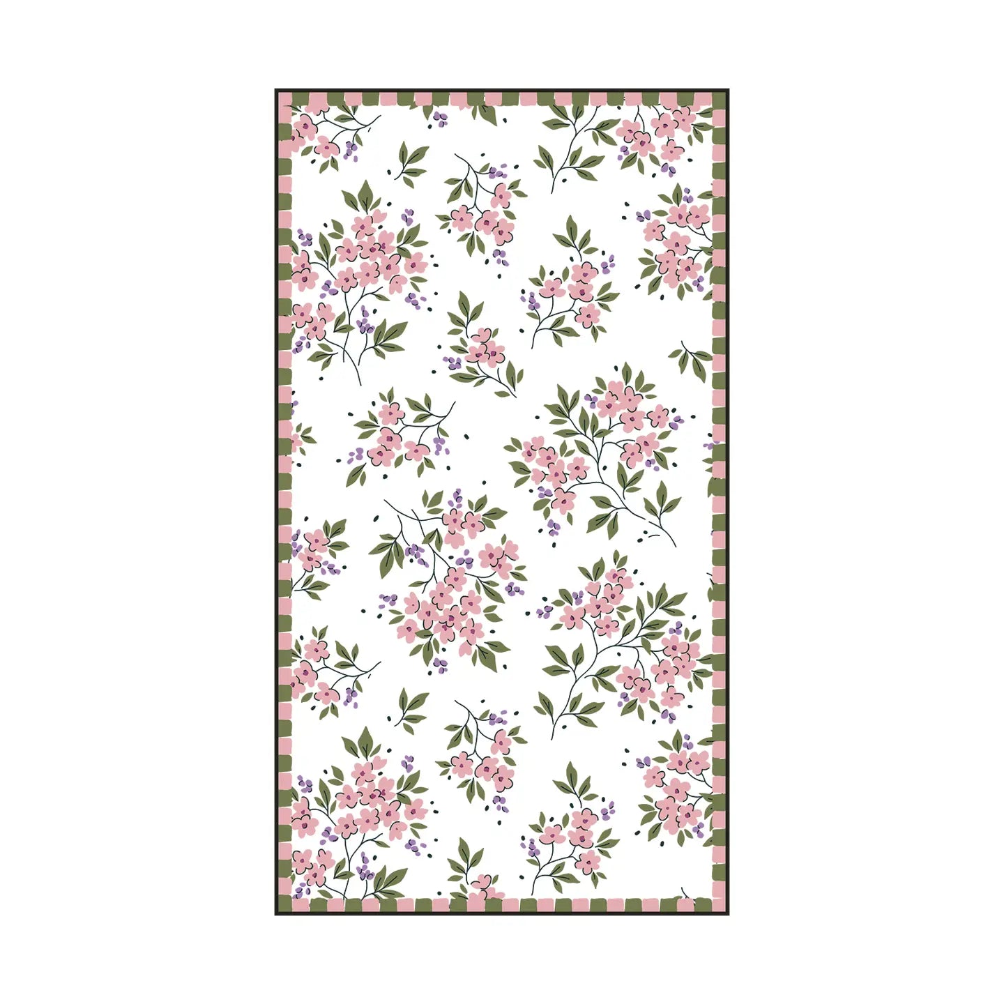 SERVIETTE EN PAPIER RECTANGLE FLEUR DE CERISIER X15