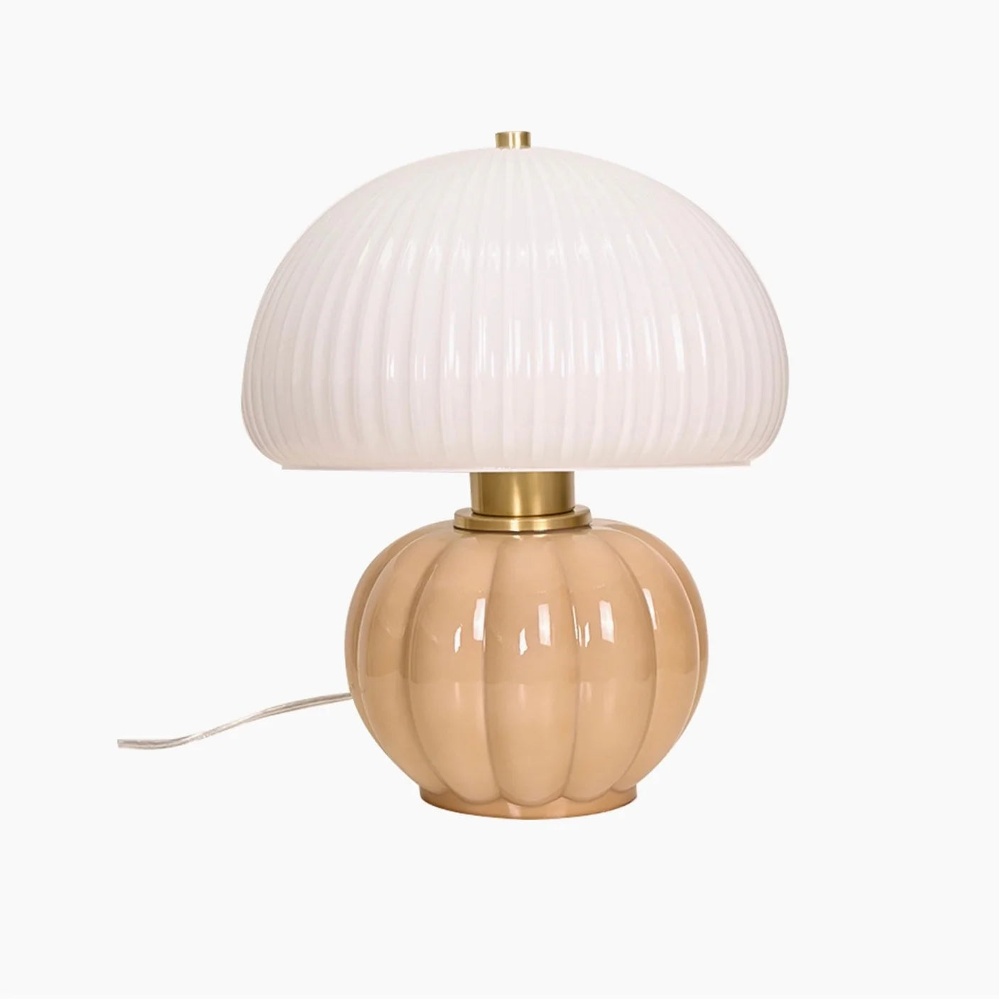 LAMPE MADELEINE BLEU/MOKA/BURGANDY