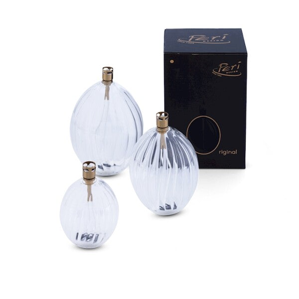 LAMPE À HUILE - Ovale Striée