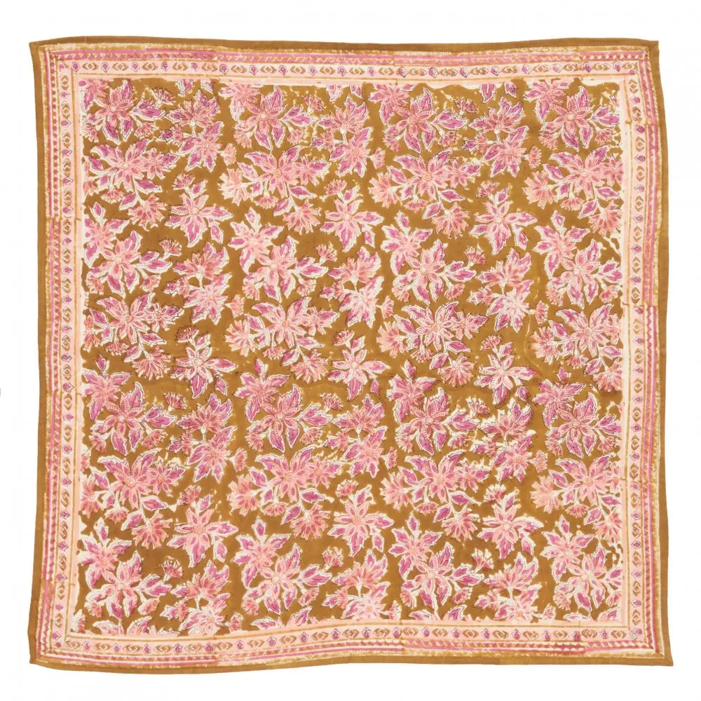 FOULARD INDIEN PETIT ARYA OLIVE