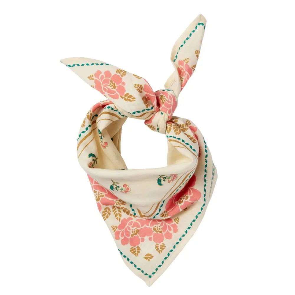FOULARD INDIEN PETIT NUR ECRU