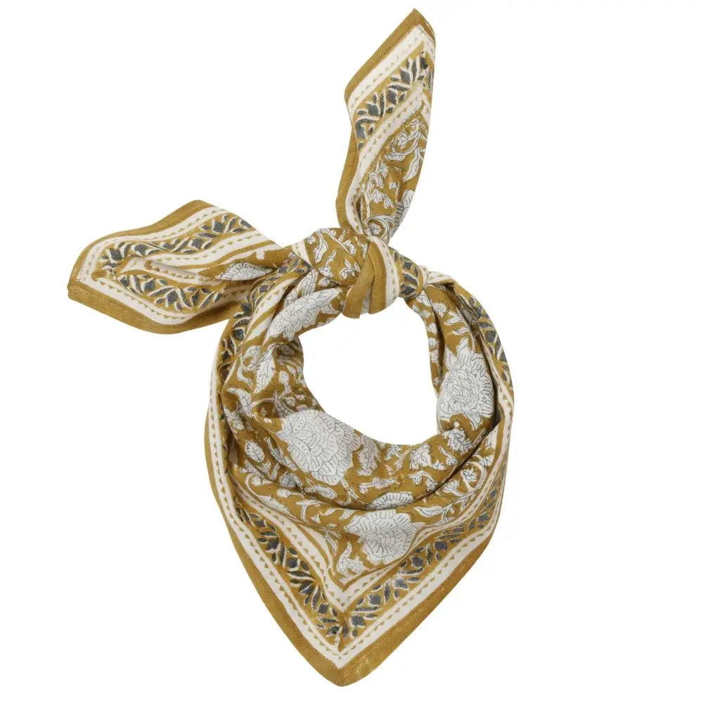 FOULARD INDIEN PETIT TUPIA ABSYNTHE