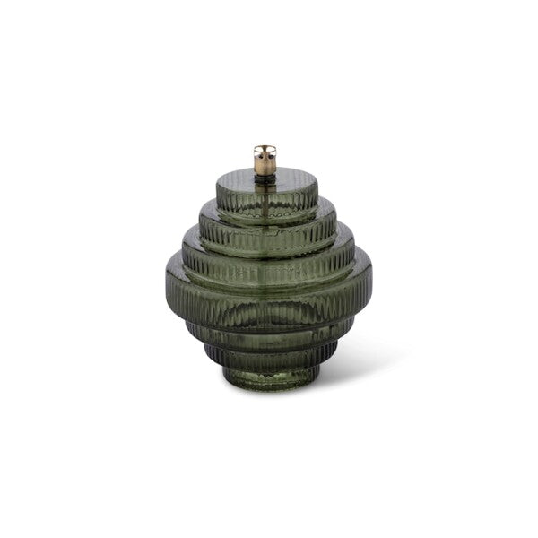 LAMPE A HUILE - Spirale Vert